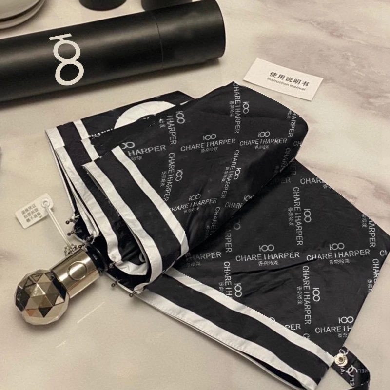 

2022new 100 Защита от УФ-лучей ультралегкий прозрачный зонт двойного назначения женский складной портативный компактный солнцезащитный Зонт с ...