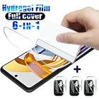Гидрогелевая пленка Hidrogel для Xiaomi Poco M3 M4 Pro, пленка Poco X3 Poko F3 X3 NFC, защита экрана на Poco M4Pro, чехол для объектива, мягкое стекло