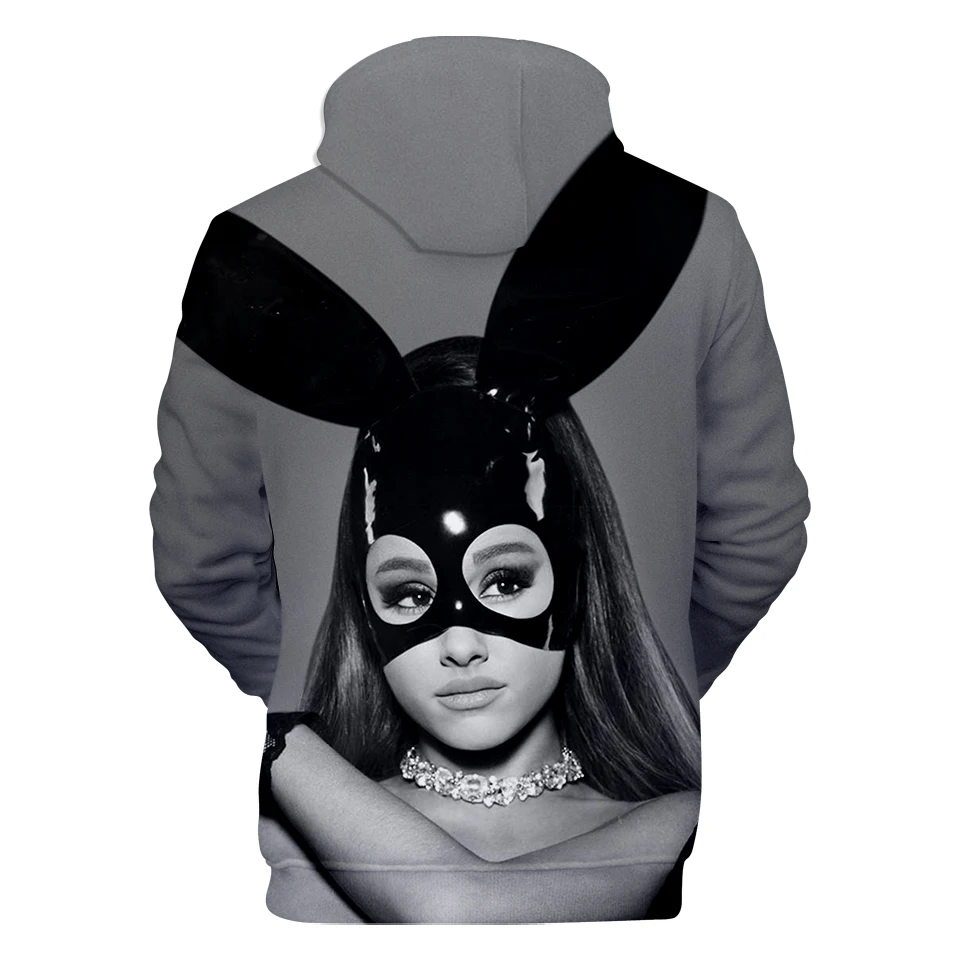 New Fashion Beautiful Ariana Grande 3D Hoodies Women/Men Ariana Grande Spring Autumn Casual 3D Harajuku Girl's Hoodies Tops
