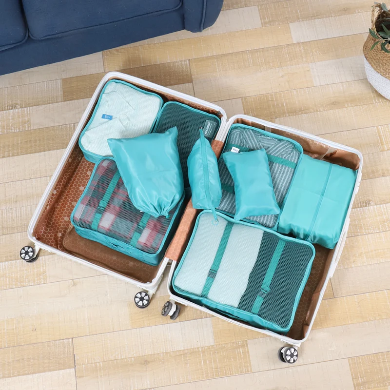 

9pcs New Travel Organizer Storage Bags set for Suitcase Organizer bag Shoes Socks Toiletries Cosmetics Storage Cases Tidy Pouch