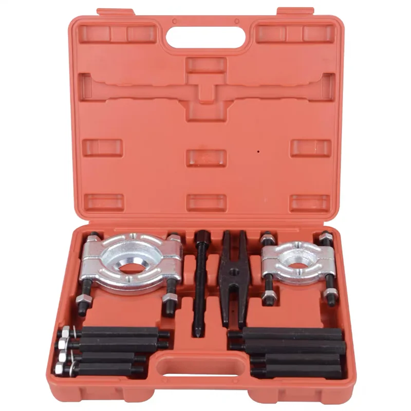 

Car Bearing Separator Puller Set Bearing Removal Tool Set 12pcs Bar-Type Splitter Gear Puller Fly Wheel Tool 30--75mm