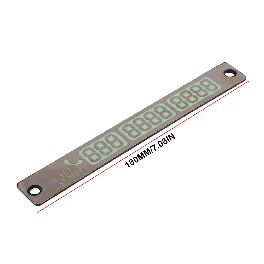 

Luminous Parking Card, Car, Creative, Temporary Mobile Phone Number Card, Mobile Phone Number Card Message