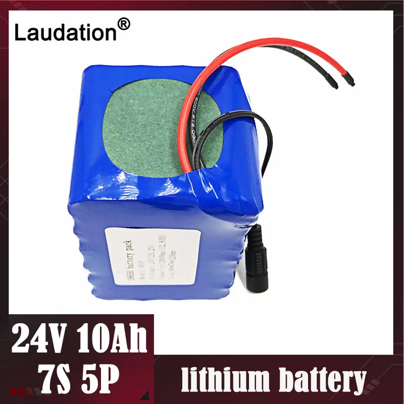 Laudation блок батарей электрического велосипеда 24V 10ah10000mAh 15A BMS 250 Вт 18650 пакет для