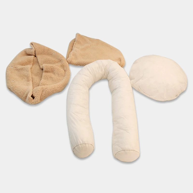 

Plus Velvet Warm Doghouse Egg Tart Cat Litter Plush Pet Sleeping Bed Warm Winter 27RF