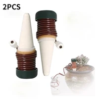 new 2pcsset ceramic drip irrigation for pots self watering plants for garden vegetable flower garden drip watering system