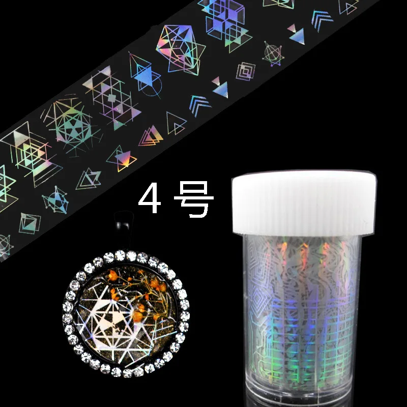 Голографическая фольга для ногтей QIAOQIAO DIY лазерная розовая панда Бабочка