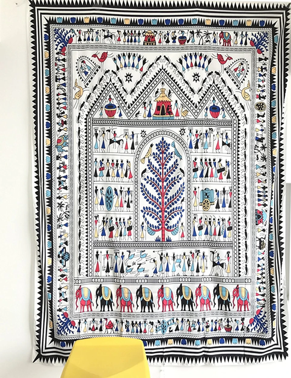 

Wall Hanging AfricanTribal Life Tapestry Wall Carpet Headboard Wallpaper Decor Bedspreads Indian Elephant Tapestry Home decorate