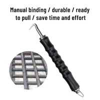 rebar binding hook semi automatic rebar tie wire twister retractable rebar knitting hooks for binding steel bars tool