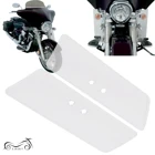 Дефлекторы прозрачной вилки Mem5804 для Honda Shadow VT750 1300 R S 1100C2 для Kawasaki VN800B для Yamaha XV1600A для Suzuki VLR1800T