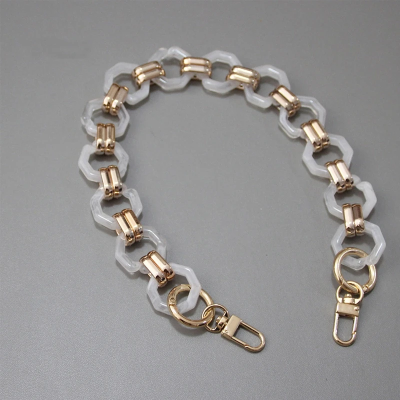 

Acrylic Strap Replacement for Handmade Beach Bag Bucket Handbag Handles Top Handle Bags Purse Handle J60D