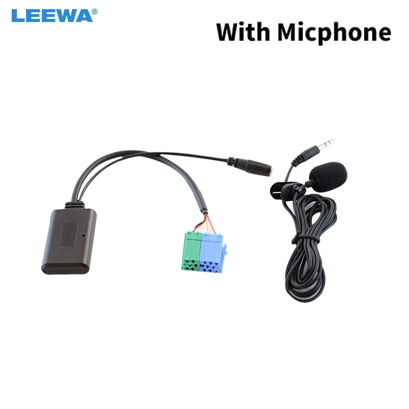 Автомобильный беспроводной Bluetooth аудио музыкальный AUX адаптер интерфейса LEEWA MINI