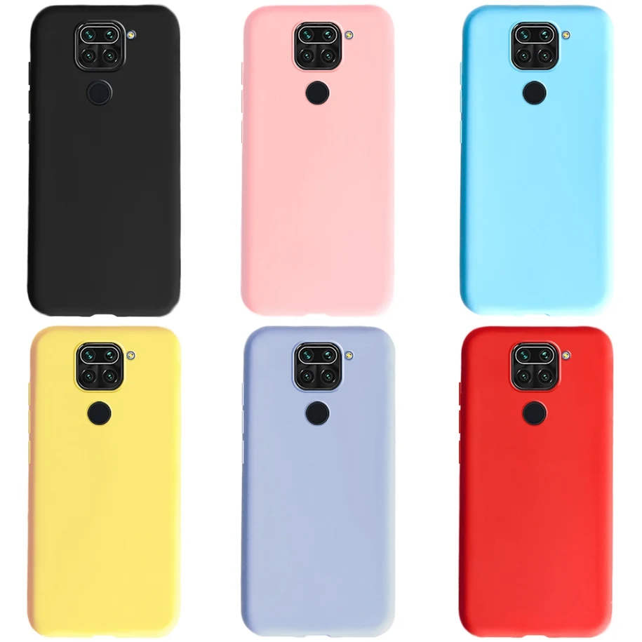 Чехол для Xiaomi Redmi Note 9 4G мягкий бампер с жидкостью из ТПУ защитная задняя крышка Note9