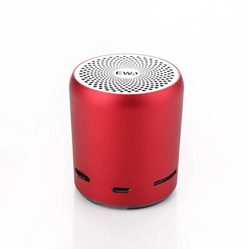 EWA A107S динамик s Портативный bluetooth Металл HIFI мини-динамик TWS беспроводной MP3 музыкальный плеер Сильный Звук SD карта воспроизведения динамик - Цвет: Красный