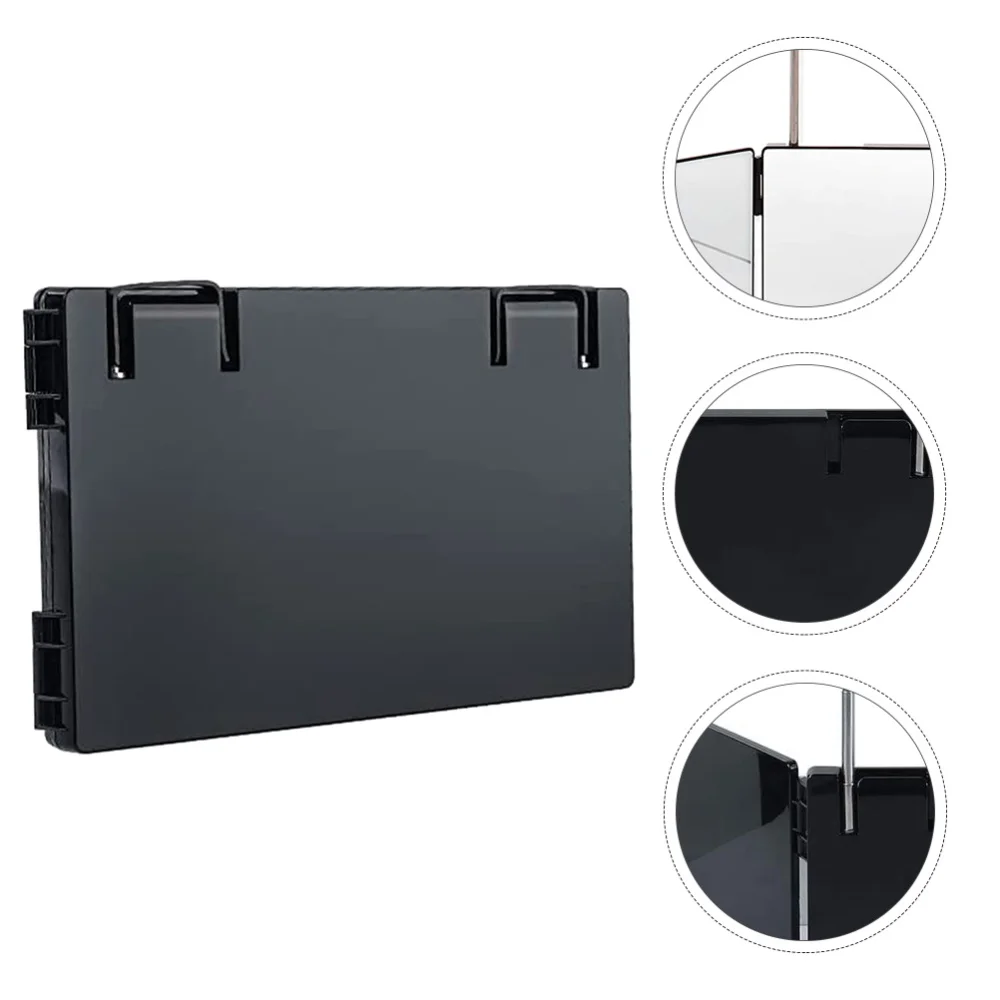 

1PC Hanging Type Make-up Mirror Home Three-foldable Shaving Hairdressing Mirror