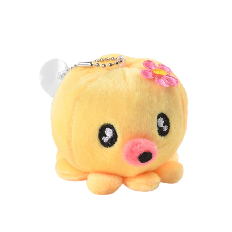 Маленькая милая плюшевая набивная кукла осьминог игрушка брелок подвеска