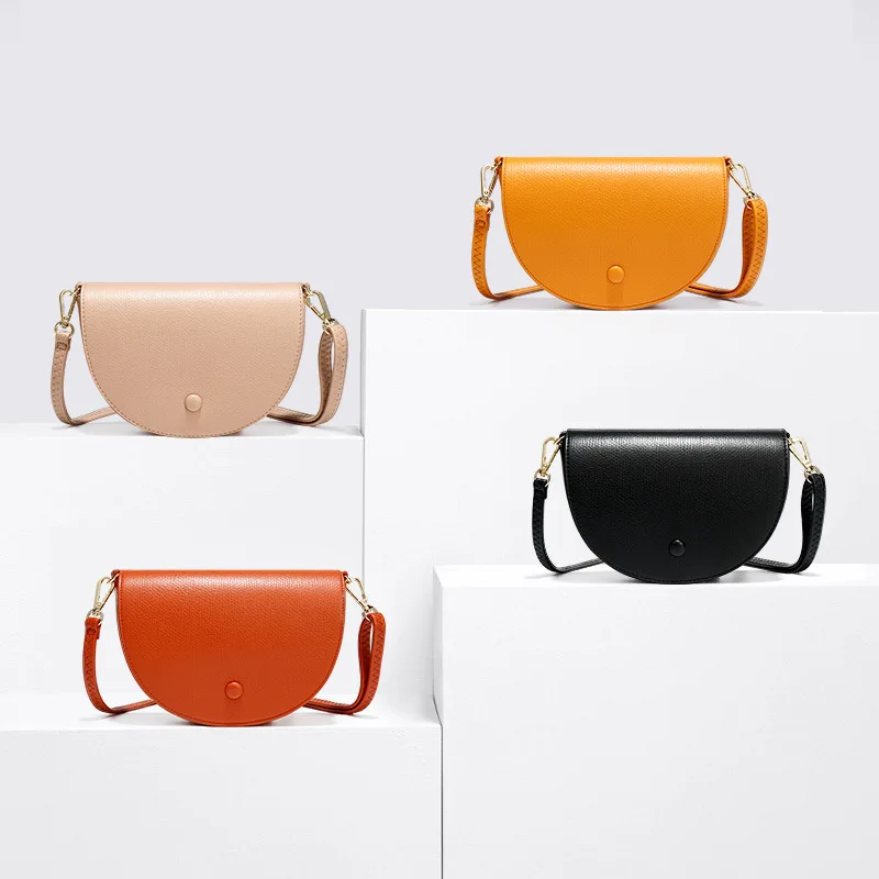 

Women Bags 2021 Fashion Ladies Shoulder Crossbody Bag Small Satchel Purse Small PU Leather Messenger Handbags Casual Saddle Bag