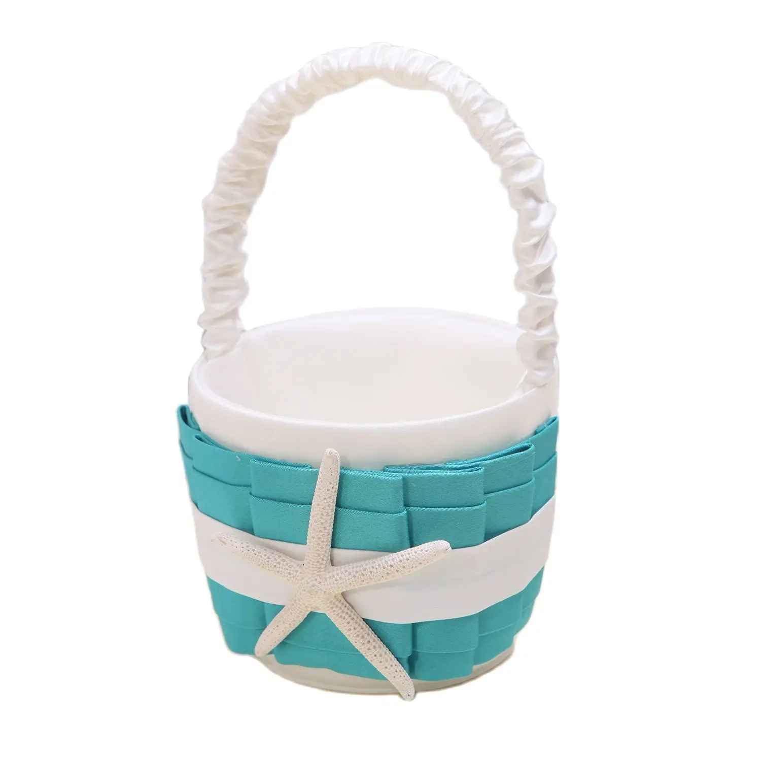 

Seaside Starfish Wedding Flower Girl Baskets