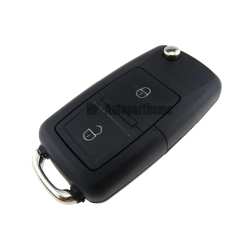 2 BTN флип корпус автомобильного ключа дистанционного управления для Volkswagen VWJetta Golf