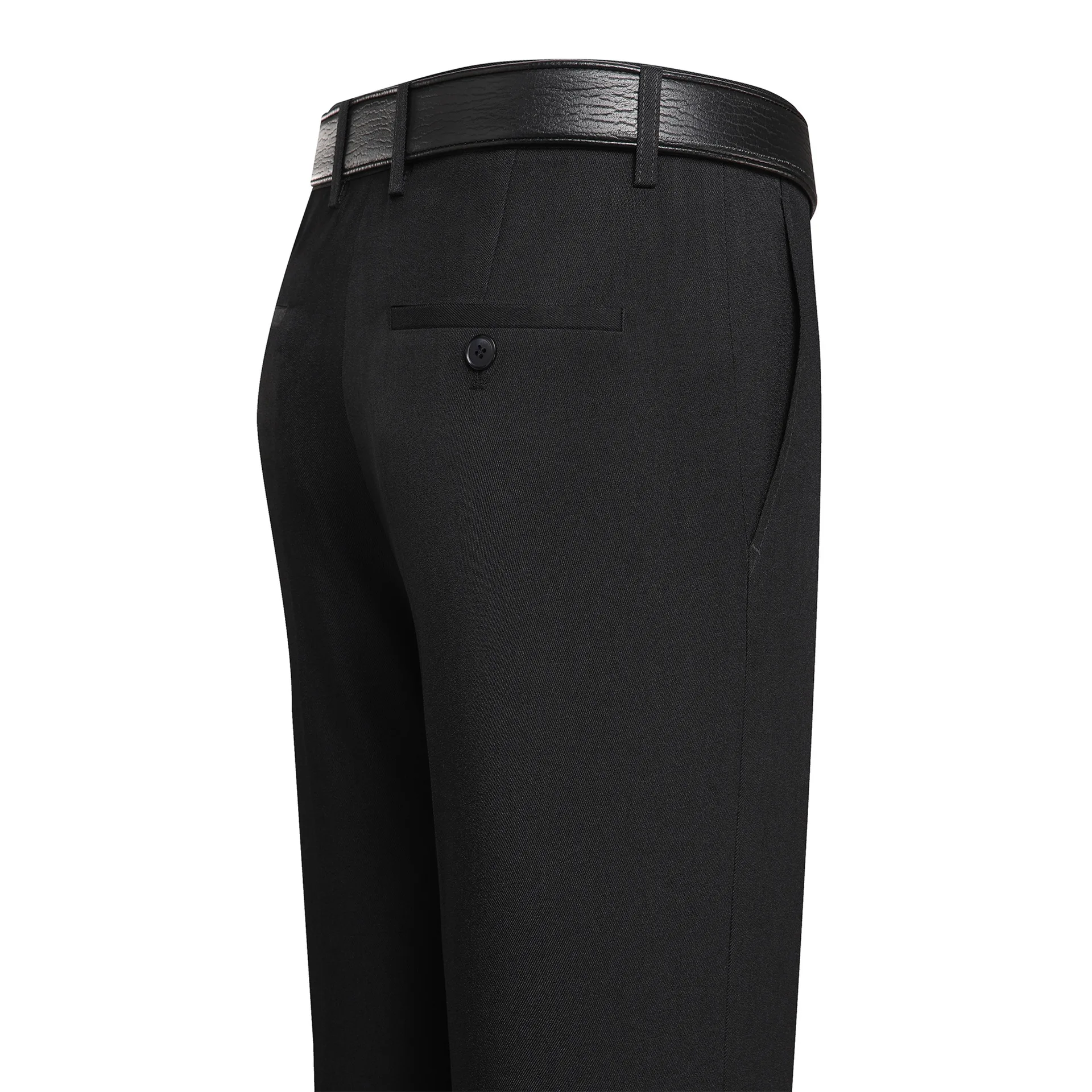 

2020 Men Autumn & Winter Business Formal Wear Suit Pants Straight-Cut Loose-Fit Business Suit Pants Thick-Casual Trousers