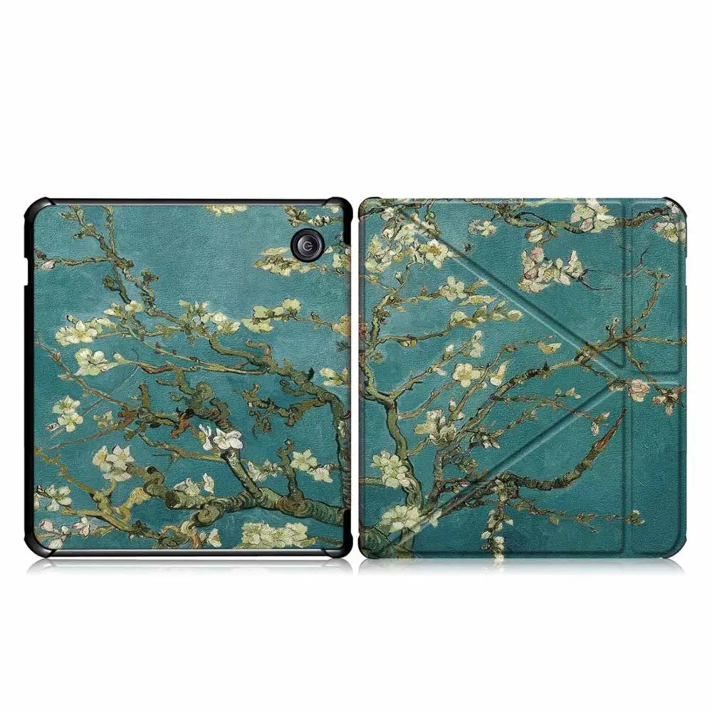 Магнитный смарт чехол с подставкой для kobo libra h2o Funda H20 7 inch 2019 release sleep Shell + Защитная