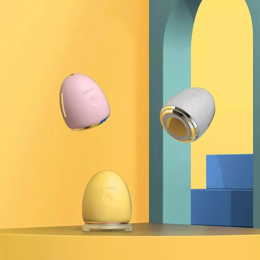 Вибрационный массажер для лица InFace устройство ухода за кожей ионный импортный