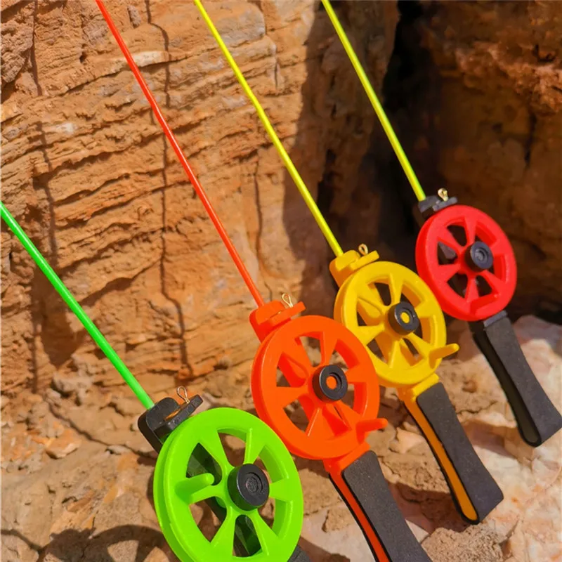 Зимняя уличная Рыболовная катушка пластиковая удочка рыболовные снасти