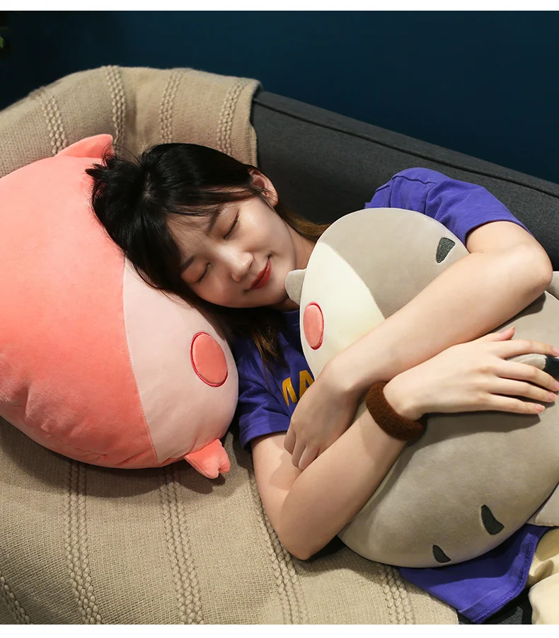 

Cartoon Cushion Cute Bed for Girls Sleeping Artifact Pillow Bedside Cushion Sofa Cushion Lumbar Support Pillow Cushion