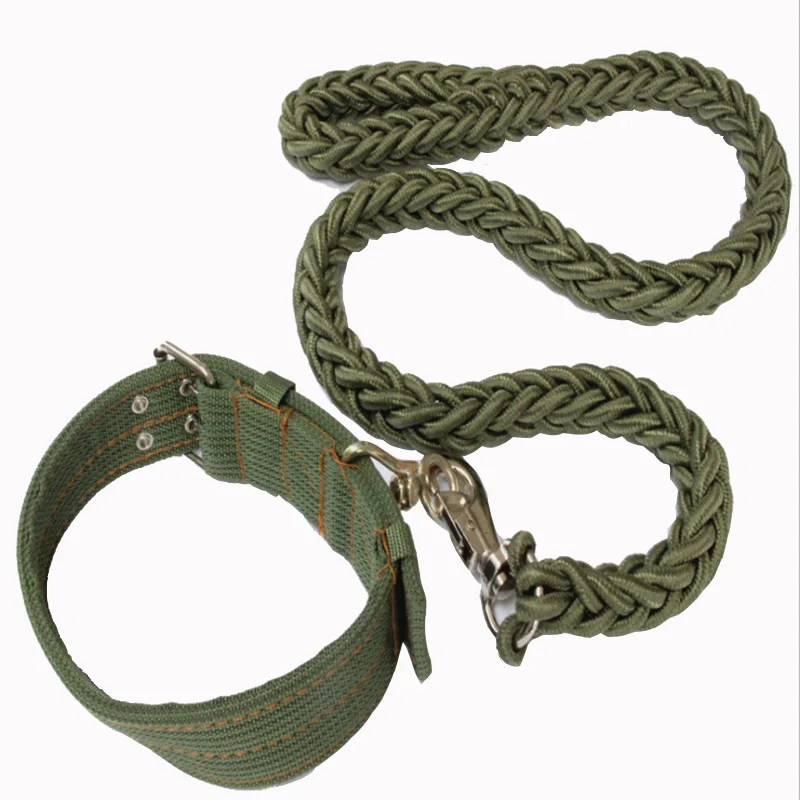 

Pet Nylon rope Eight-strand braid collar Fashion Large dog leash Large dog leash Pet leash