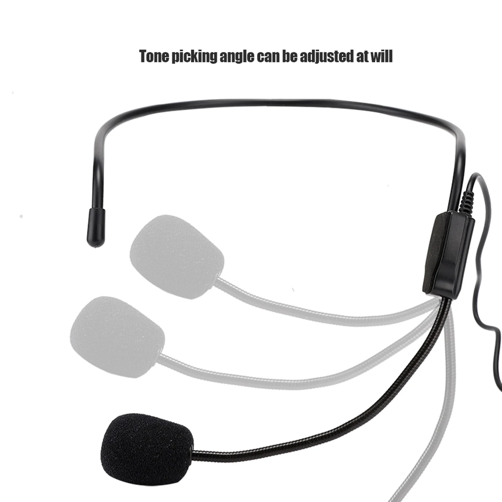 4-контактный разъем для микрофона Mini XLR гарнитура с заушным крючком головная