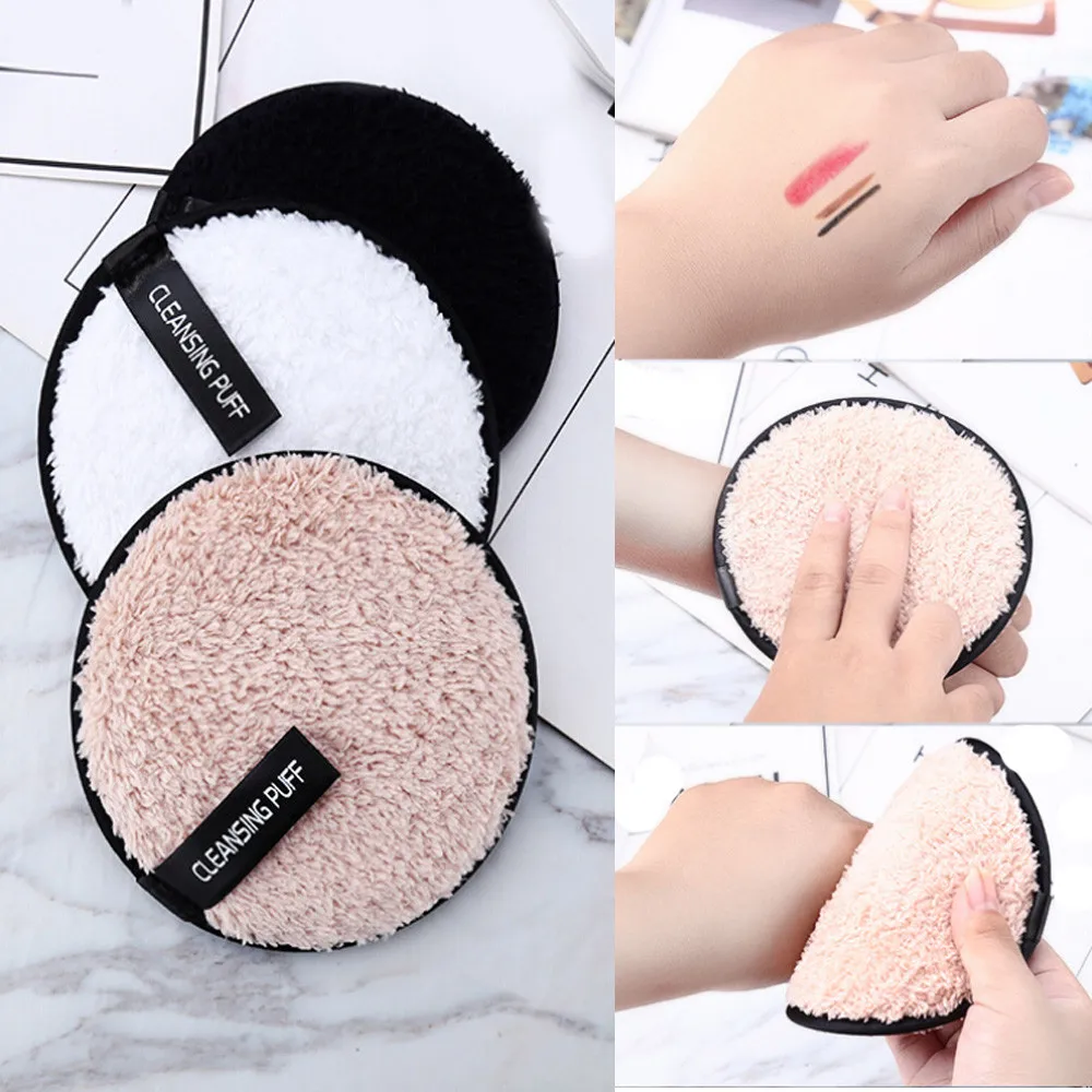 

1Pc Make Up Remover Promotes Healthy Skin Microfiber Cloth Pads Remover Towel Face Cleansing Makeup Lazy Cleansing Powder