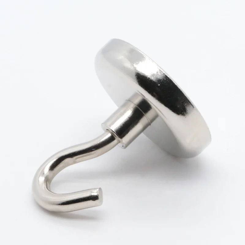 

10PCS Strong Powerful Neodymium Magnet Round Hook Salvage Magnet Sea Fishing Holder Pulling Mounting Pot with Ring Hook magnet