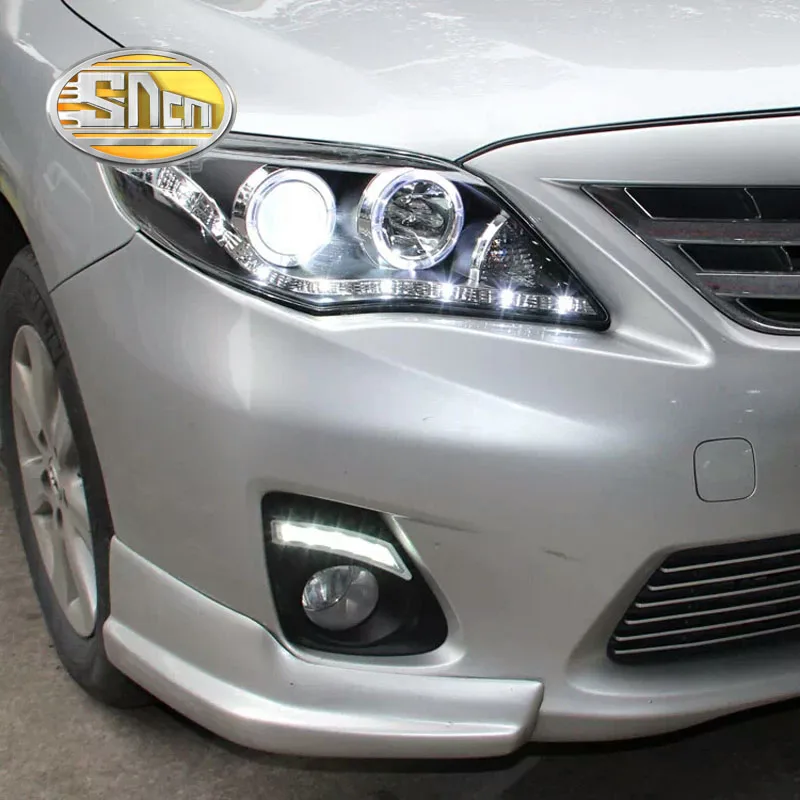 2 шт. светодиодные дневные ходовые огни SNCN для Toyota Corolla 2011 2012 2013 12 В|Фара авто в