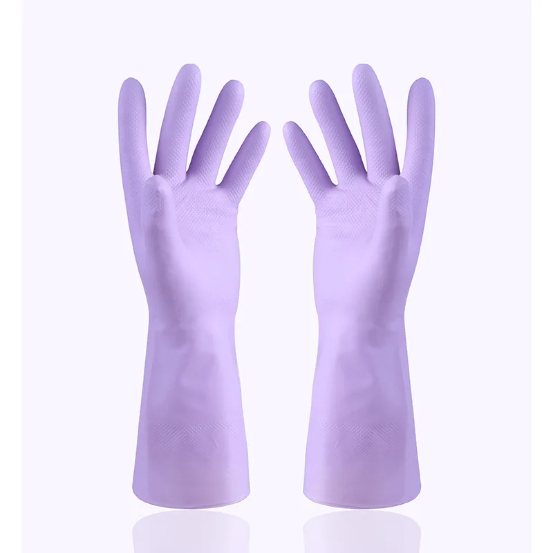 Догна перчатки для мытья посуды кисть чаша из прочного пластика на резиновой