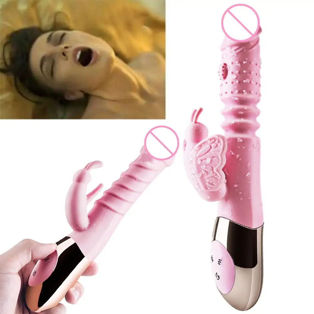 Мягкий Телескопический вибратор импульсный нагреватель палка Стимулятор точки G