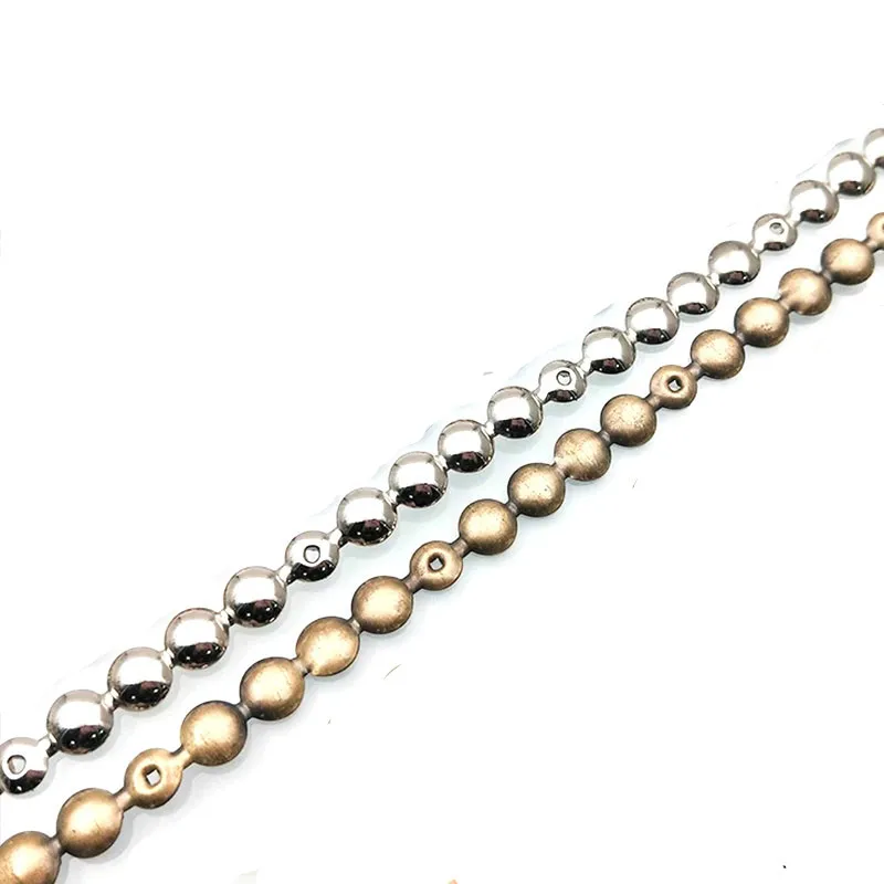 Декоративные полоски для дивана ленты декора мебели гвозди обивки серебристой