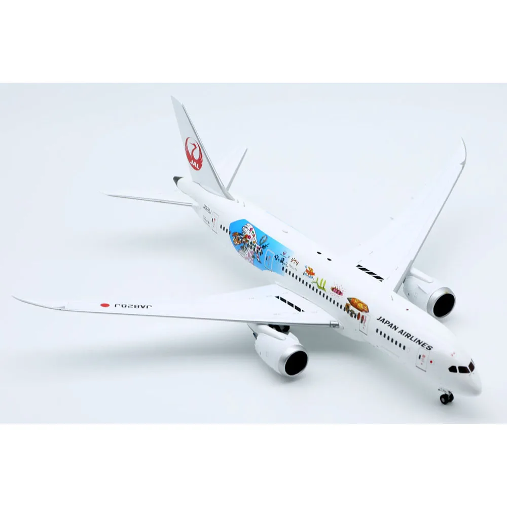 Фото Коллекционный самолет из сплава 1:200 в подарок JC Wings XX2159 Japan Airlines «Dreamliner» Boeing B787-8, литой под давлением самолет JET, модель JA828J №4