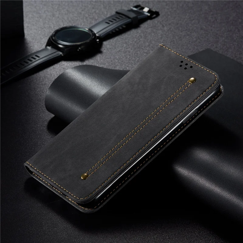 Ретро флип-чехол для Xiaomi Redmi Note 8 T, чехол из джинсовой ткани с подставкой и кошельком, задняя крышка для Redmi Note 8 Pro Note8T Fundas