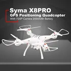 SYMA X8PRO GPS Дрон WIFI FPV с HD камерой 720P регулируемая камера Дрон 6 осей высота Удержание X8 Pro RC Квадрокоптер RTF MODE2