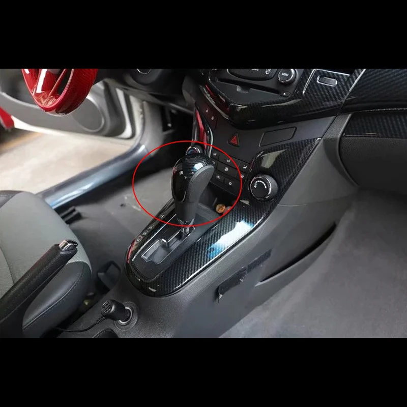 Для Chevrolet Cruze 2009-2015 1 шт. углеродное волокно ABS Автомобильная рамка для рычага