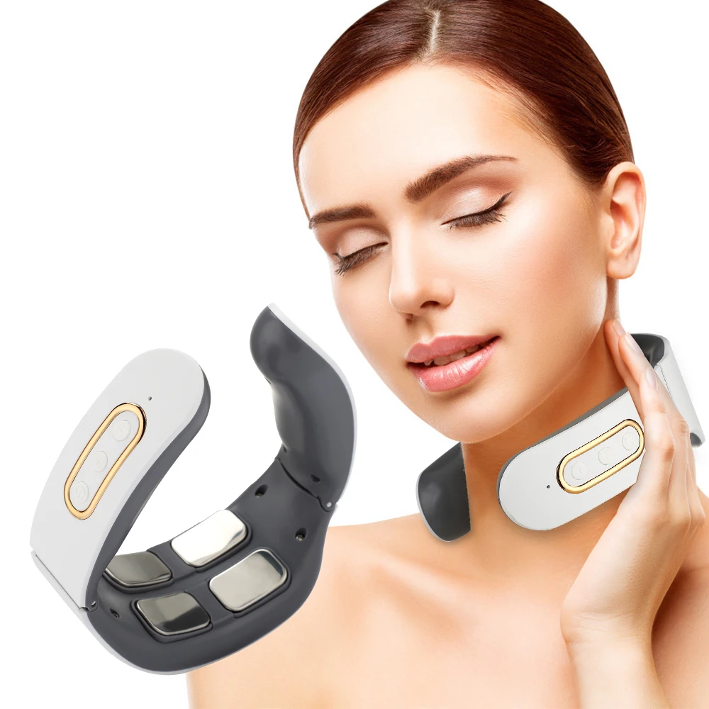 

EMS Tens Neck Massager Smart Cervical Massage Pulse Back Shoulder Pain Relief Tool Health Care Relaxation Vertebra Physiotherapy