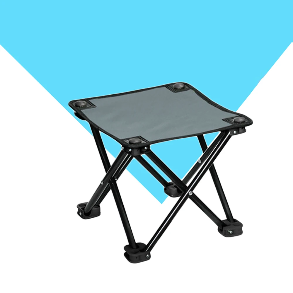 Outdoor Folding Lightweight Camping Fishing Chair BBQ Stool Portable Travel Train | Спорт и развлечения
