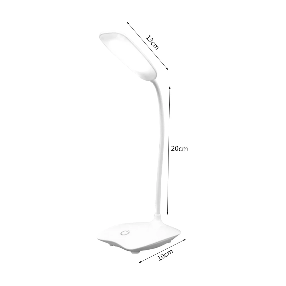 USB Rechargeable LED Desks Table Lamp Adjustable intensity Reading Light Touch Switch Desk Lamps 3 Modes | Освещение
