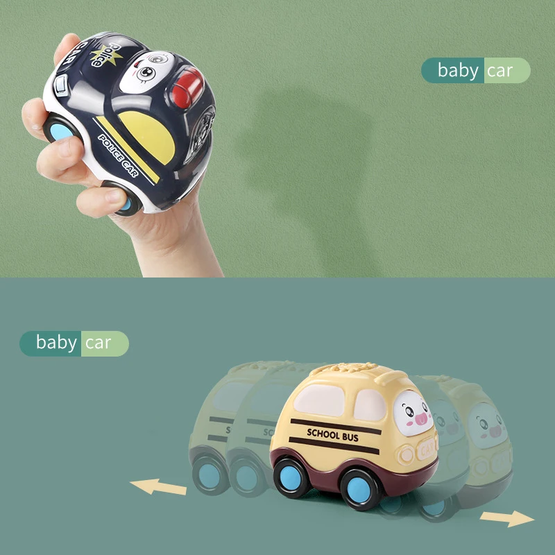 Baby Toy Vehicle Cartoon Car Inertial Back Helicopter Police Taxi Minibus Ambulance Ice Cream Model Children Gift | Игрушки и хобби