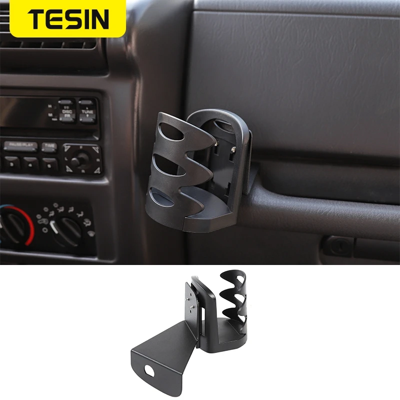 

TESIN Автомобильный кронштейн для Jeep Wrangler TJ 1997-2006 автомобильный держатель стакана для воды рация кронштейн аксессуары для Jeep Wrangler TJ
