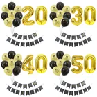 Фотообои с надписью С Днем Рождения, 10203040506070 лет