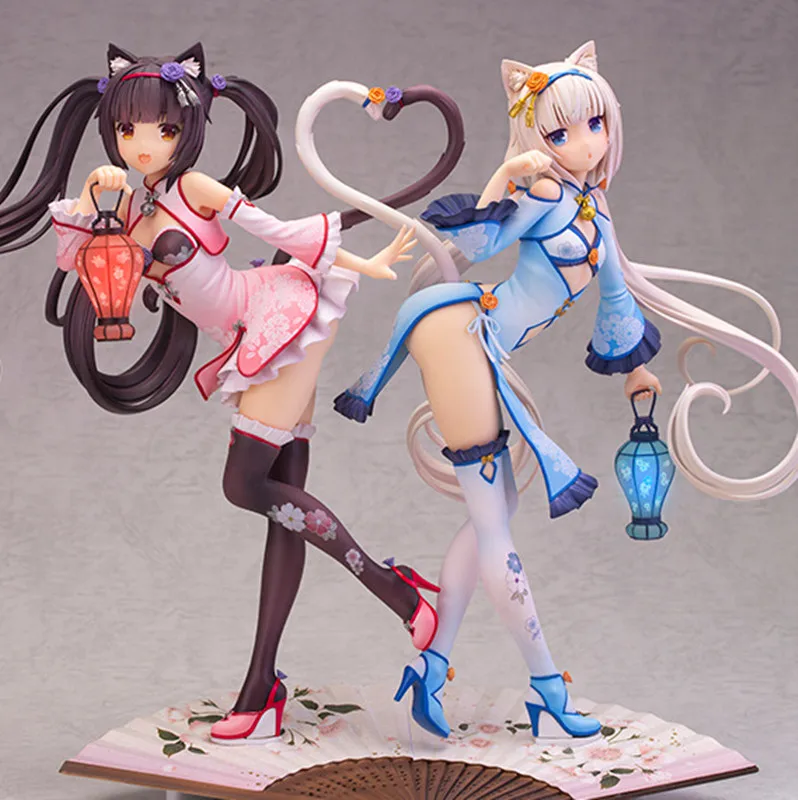 

Alphamax Skytube NEKOPARA Chocolat Vanilla Cheongsam Ver. PVC Action Figure Model Toys Collection Doll Gift