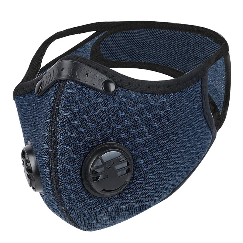 Взрослые велосипедные спортивные маски для лица рта PM2.5 активированный уголь