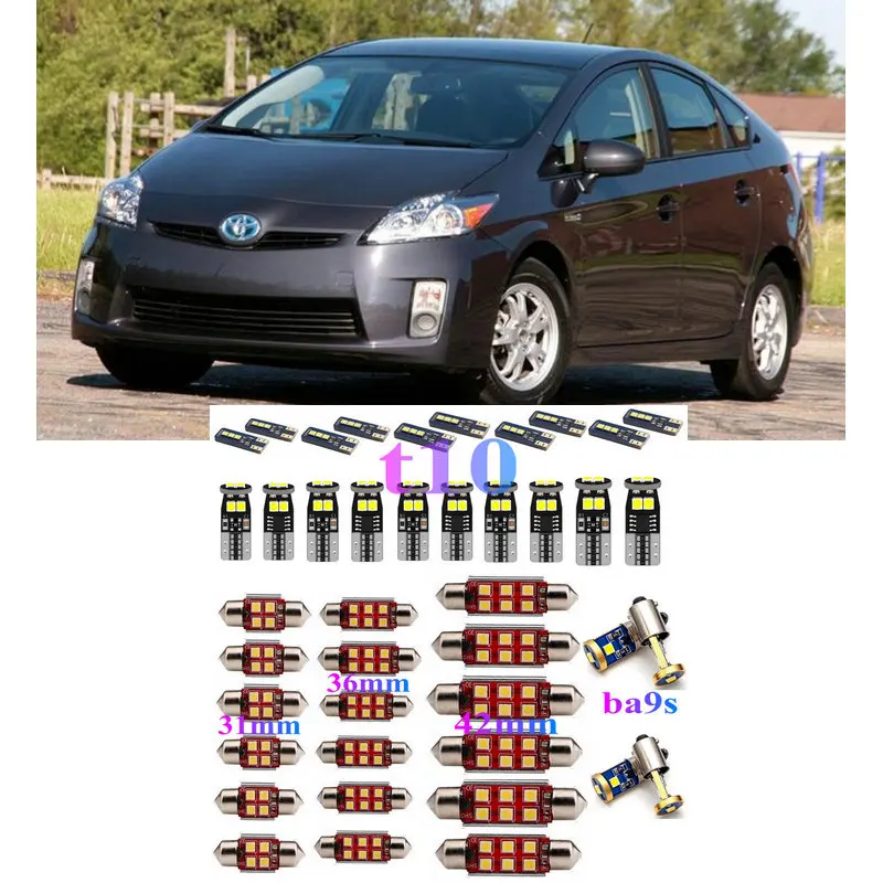 Светодиодный интерьер автомобиля фары для Toyota prius c nhp10 хэтчбек w2 плюс w4 w3 w5