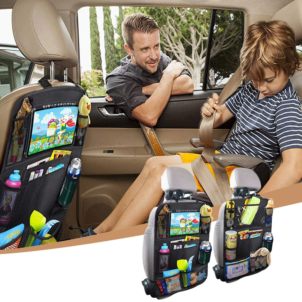 

Car Seat Back Organizer Oxford Pad Bag Car Storage Organizer Tablet Holder Travel Storage Bag Universal Auto Accessories