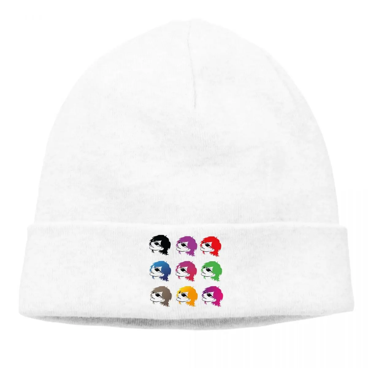 

Yarichin Club Campus Anime Skullies Beanies Caps Color Knit Winter Warm Bonnet Hats Street Ski Cap